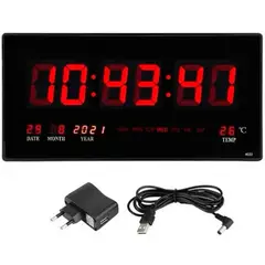 GENERICO - Reloj Led Digital Pared Temperatura Fecha Español P