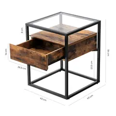 VASAGLE - Velador premium flotante