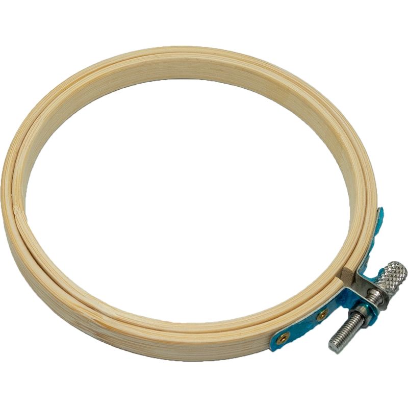 GENERICO - Bastidor 4'' 10cm para bordar de madera Bambú