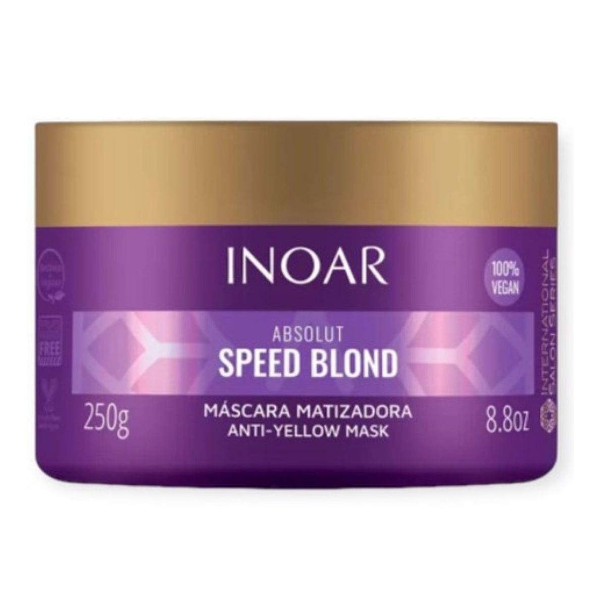 INOAR - Mascara Matizadora Speed Blond 250 ml INOAR.