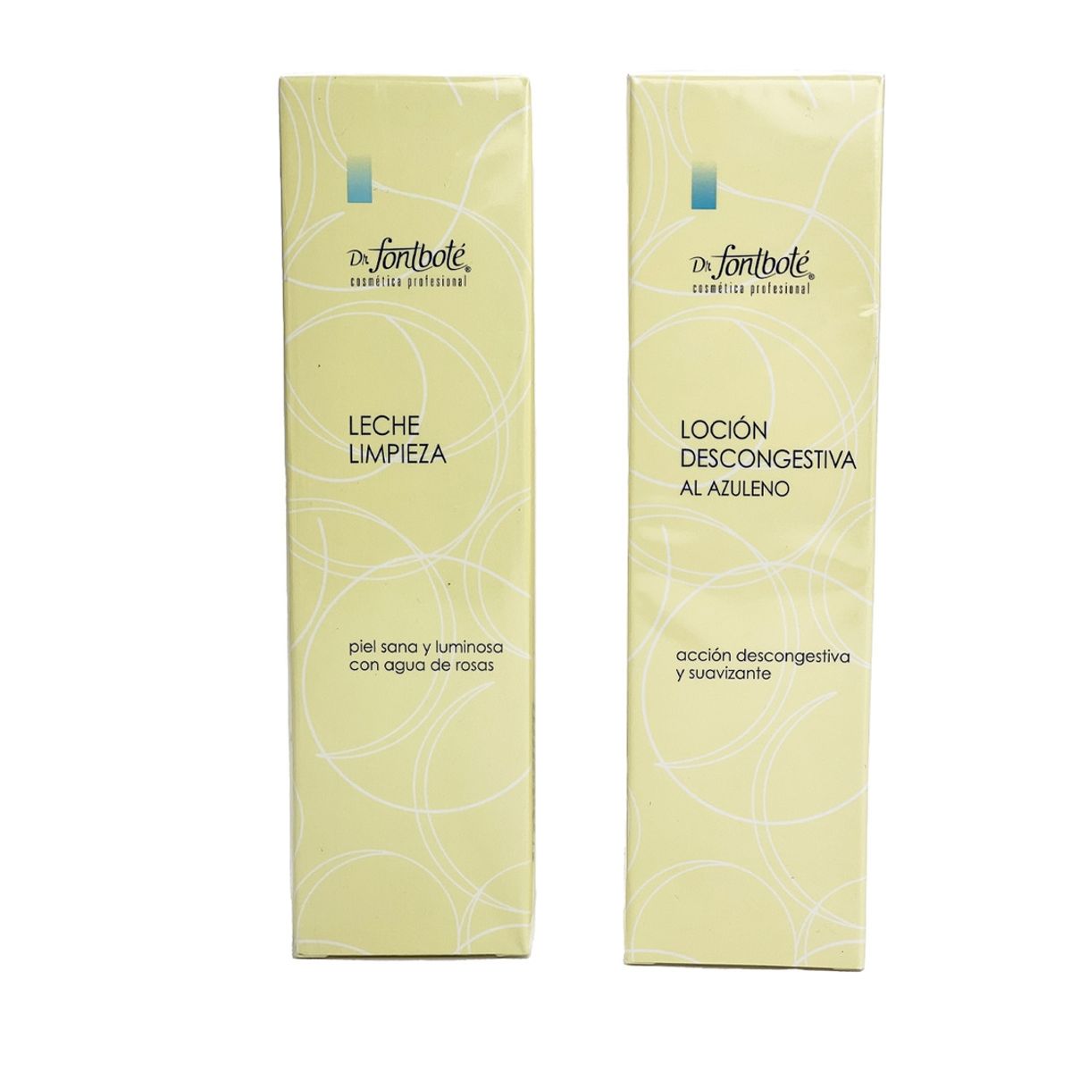 DR FONTBOTE - Leche Limpieza y Locion Descongestiva Al Azuleno DR FONTBOTE.-