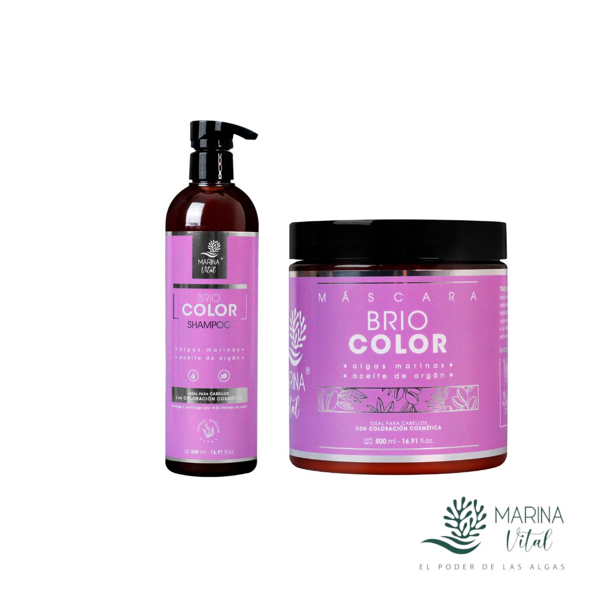 MARINA VITAL - Shampoo y Mascara Briocolor MARINA VITAL