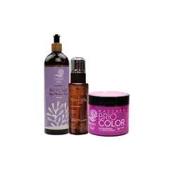 MARINA VITAL - Shampoo, Mascara Briocolor y Serum Elixir