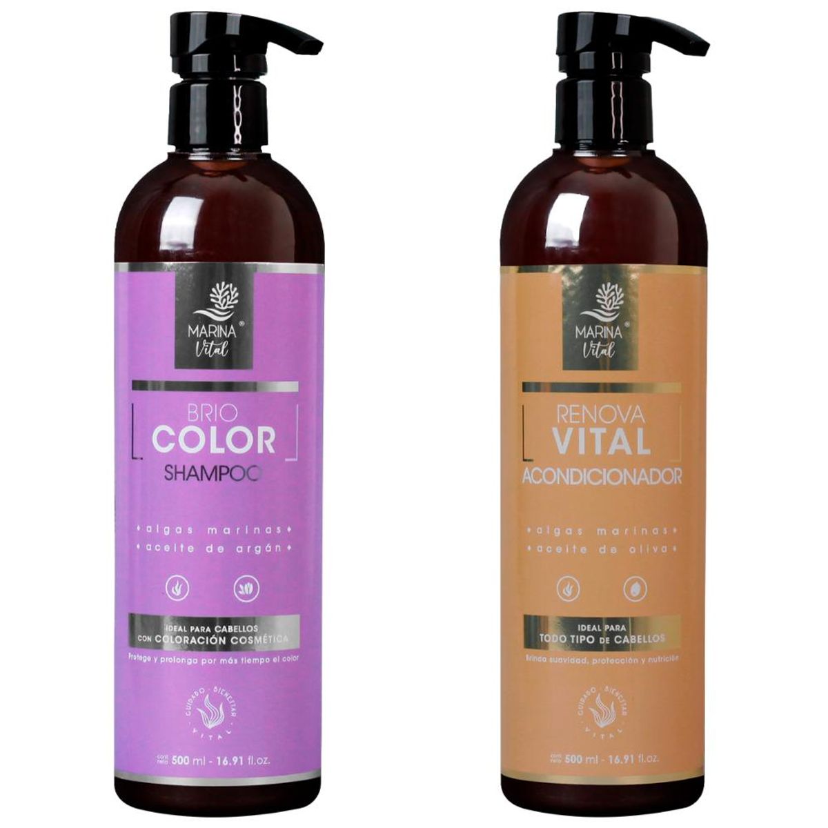 MARINA VITAL - Shampoo Briocolor 500ml Y Acondicionador 500 ml Marina Vital MARINA VITAL