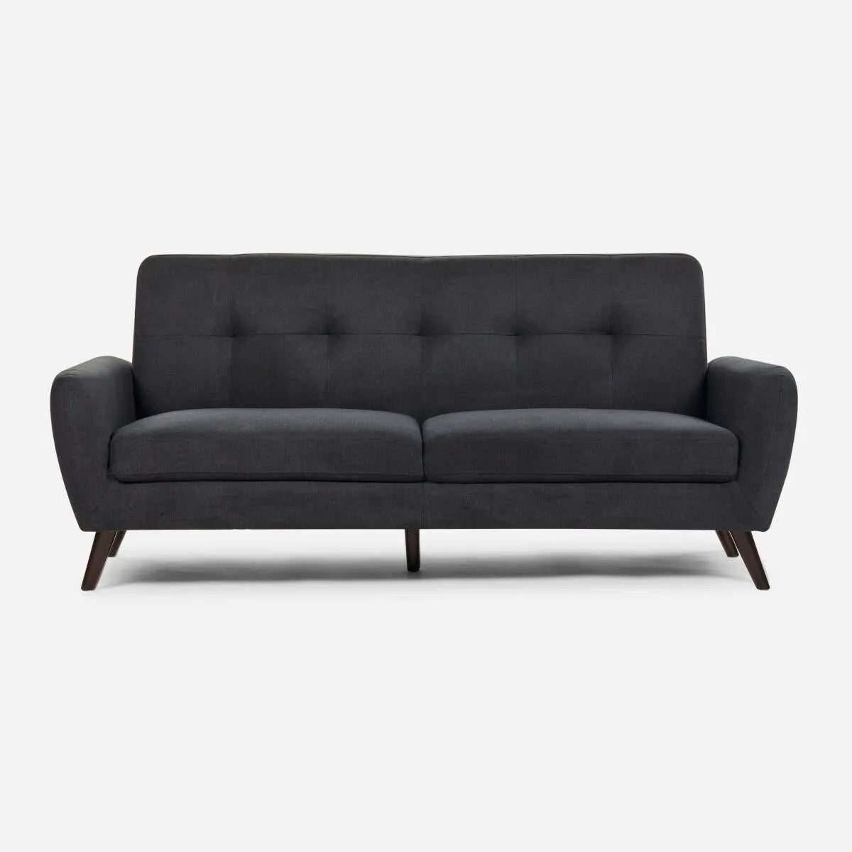 ROSEN - Sofá Rosen Adele 3 Cuerpos Tela Grafito