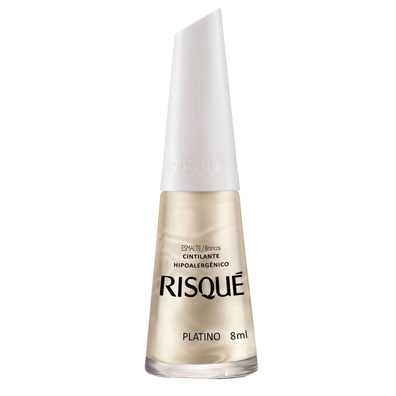 RISQUE - Esmalte Uñas Hipoalergénico Platino