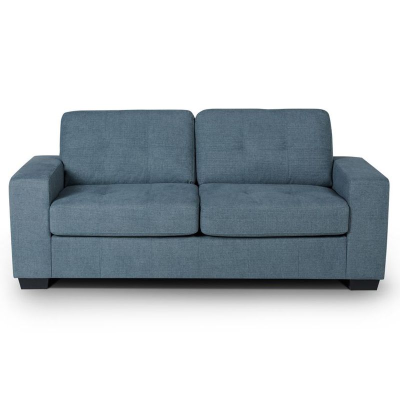 ROSEN - Sofá Cama Dream 3 Cuerpos Tela Azul