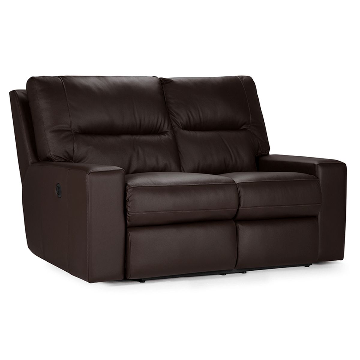 ROSEN - Sofa Reclinable Tolstoi 2 Cuerpos Elec Mad Marron
