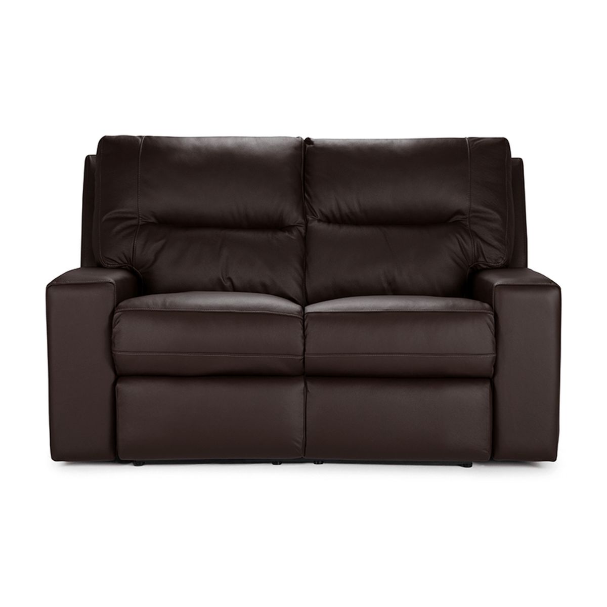 ROSEN - Sofa Reclinable Tolstoi 2 Cuerpos Elec Mad Marron