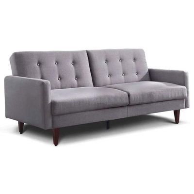Imagen 2 del producto Futón Violet 3 Cuerpos Tela Gris