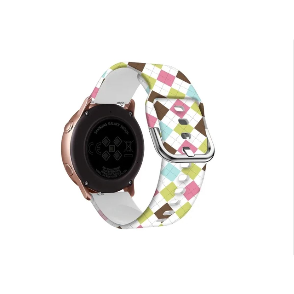 GENERICO - Correa Samsung Galaxywatch 42mm  Active Gear2 20mm- Cuadros
