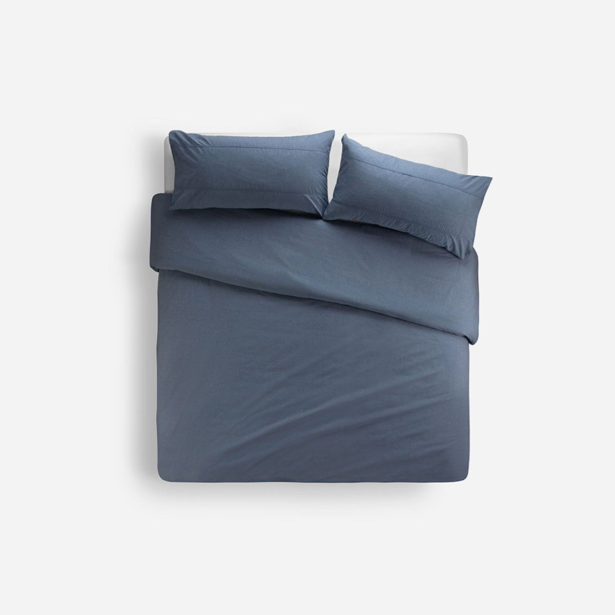 ROSEN - Funda Plumón Rosen Stamp Unicolor King Azul