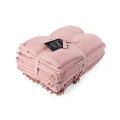 ROSEN - Set de Toallas 420 Gr Rosa