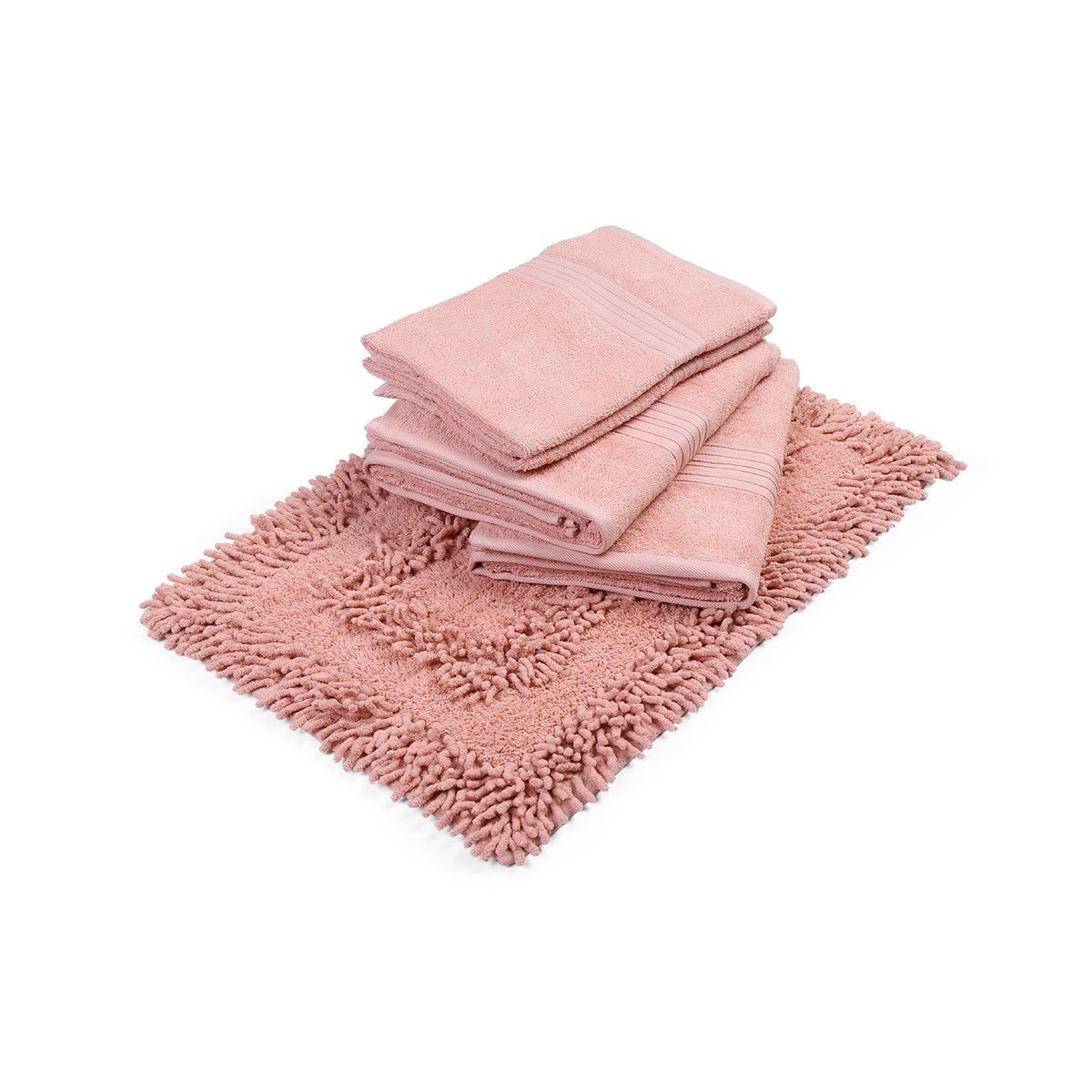 ROSEN - Set de Toallas Rosen 420 Gr Rosa