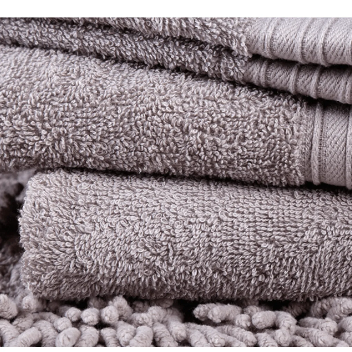 ROSEN - Set de Toallas Rosen 420 Gr Gris