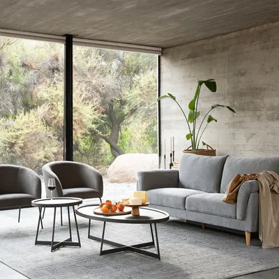 Imagen 2 del producto Sofá Wigmore 3 Cuerpos Tela Gris