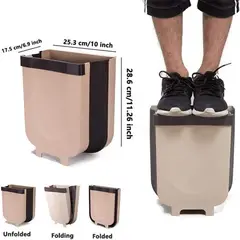 GENERICO - Basurero Plegable Papelero Basureros Plasticos De Cocina 82558