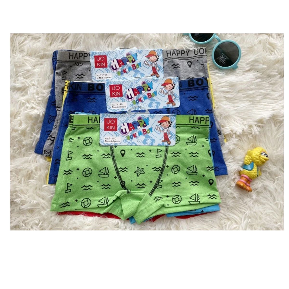 EVERSO - Pack 6 Bóxer Niños Algodón