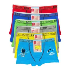 EVERSO - Pack 6 Bóxer Niños Algodón