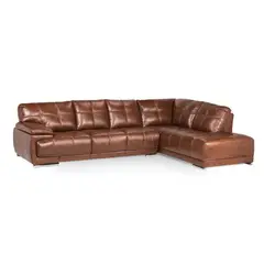 ROSEN - Sofá Seccional 6974 Derecho Cuero Caramelo
