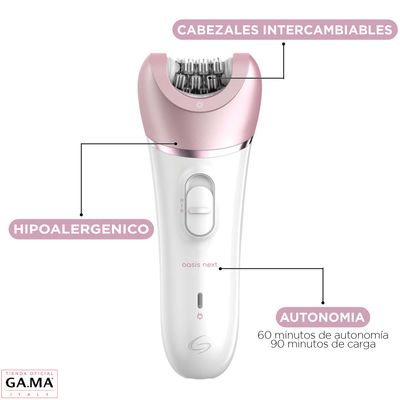 Imagen 2 del producto Depiladora Electrica Oasis Next USB Inalámbrica Waterproof