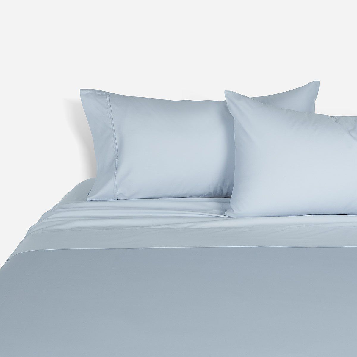 ROSEN - Sábana 400 Hilos Algodón Suvin Sergio Arias 2 Plazas Aqua