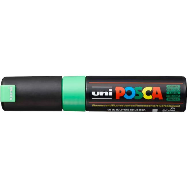UNI POSCA - Marcador Acrilico Posca PC-8K Verde Fluorescente