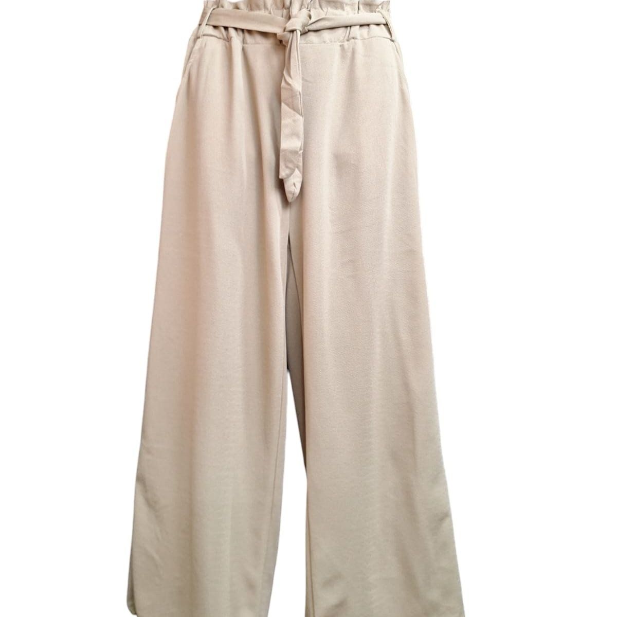 GARSIL - Pantalón Para Mujer Modelo Palazzo Con Lienzo - Semi Formal  Casual.
