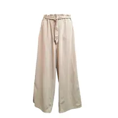 GARSIL - Pantalón Para Mujer Modelo Palazzo Con Lienzo - Semi Formal Casual.
