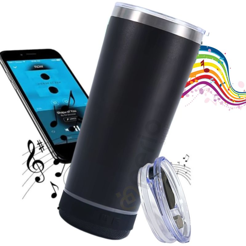 GENERICO - Vaso Con Parlante Bluetooth 473 Ml