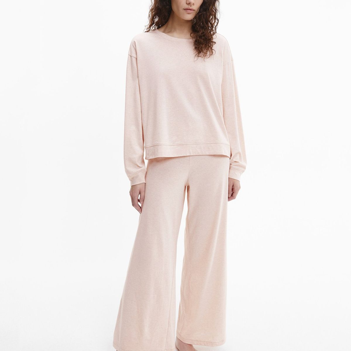 CALVIN KLEIN - Pantalón Pijama Form to Body Rosa Calvin Klein