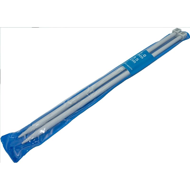 GENERICO - Palillos de Aluminio 8.0mm para tejer Knitting needles