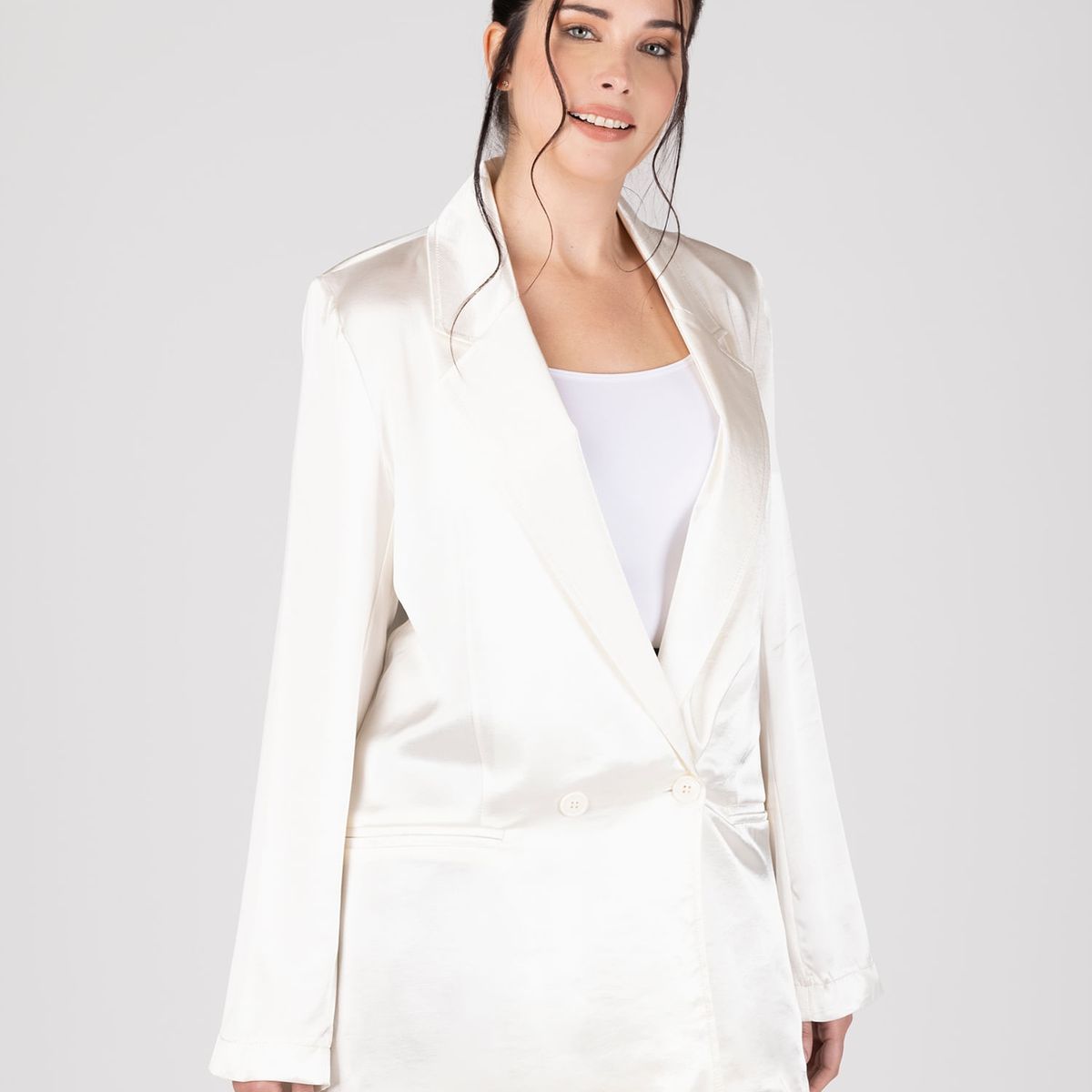 LINEATRE - Chaqueta Blanco Lineatre