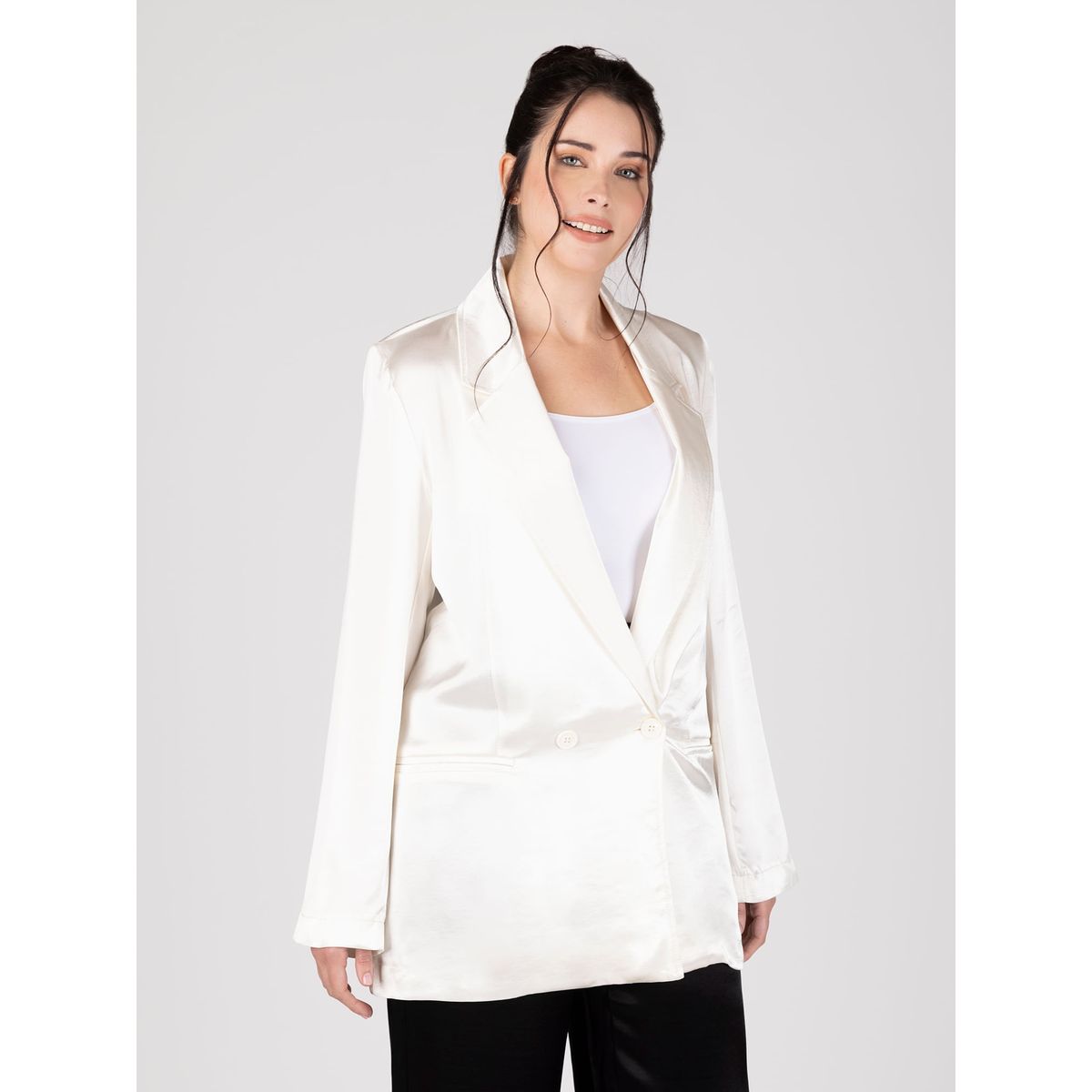 LINEATRE - Chaqueta Blanco Lineatre