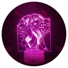 3DILUTION - Lámpara Led 3D Kakegurui Jabami Yumeko Base Agrietada