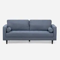 ROSEN - Sofá Seaforth 3 Cuerpos Tela Denim
