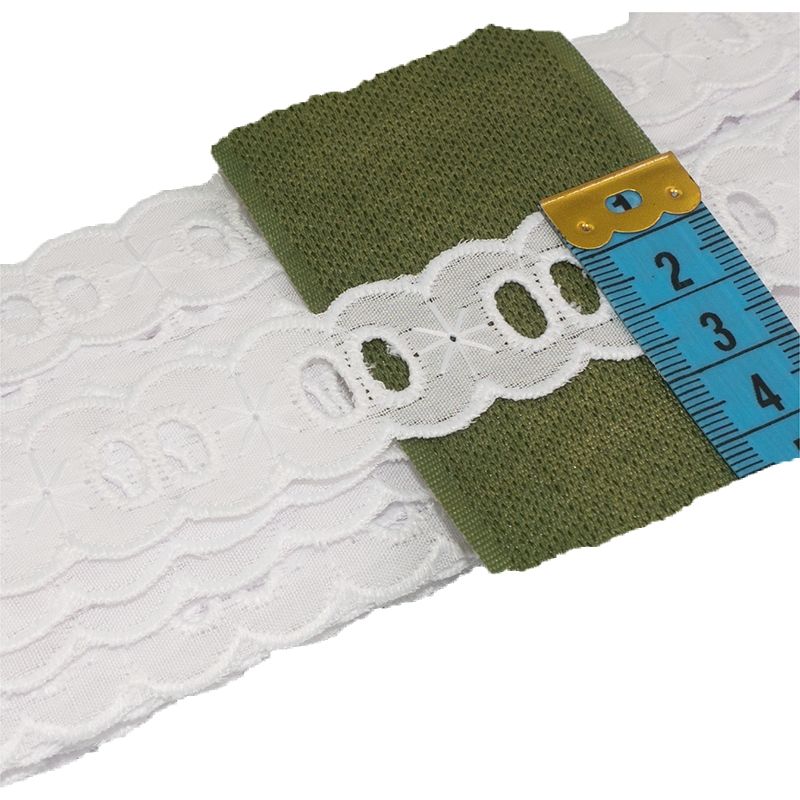 GENERICO - Broderie bordado TC0711 Pieza 13.70mt 2.5cm ancho