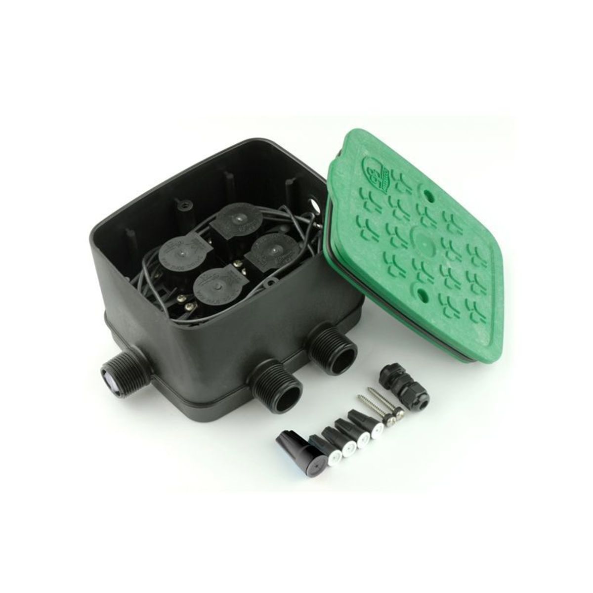 GENERICO - Kit de riego 4 válvulas 3/4" 24 VAC- eZyvalve4