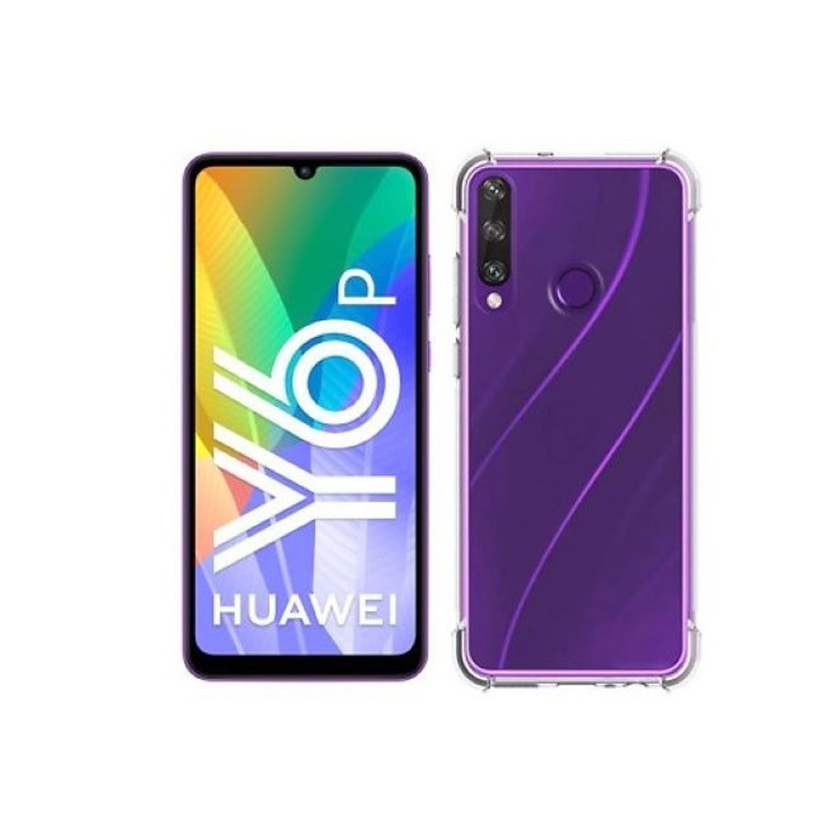 GENERICO - Carcasa Huawei Y6p Transparente Reforzado