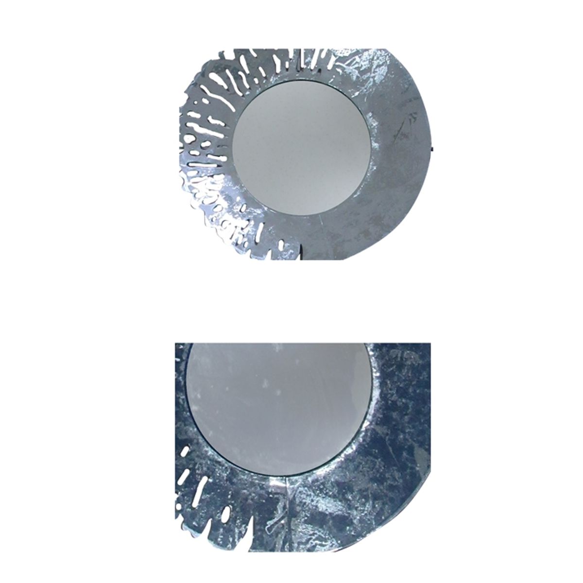 MSA MUEBLES SANTA ANA - METAL WALL DECOR THREE MIRRORS ( 31 x 3 x 90 cm)