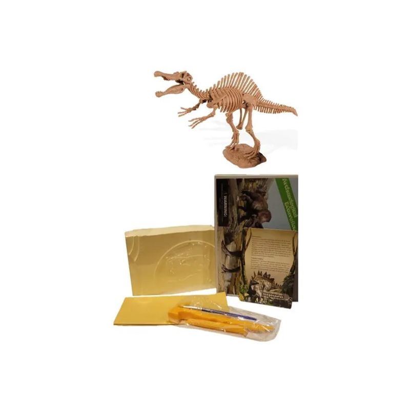 GENERICO - Kit Excavación Fósil Dinosaurio Descubrimiento Arqueologico