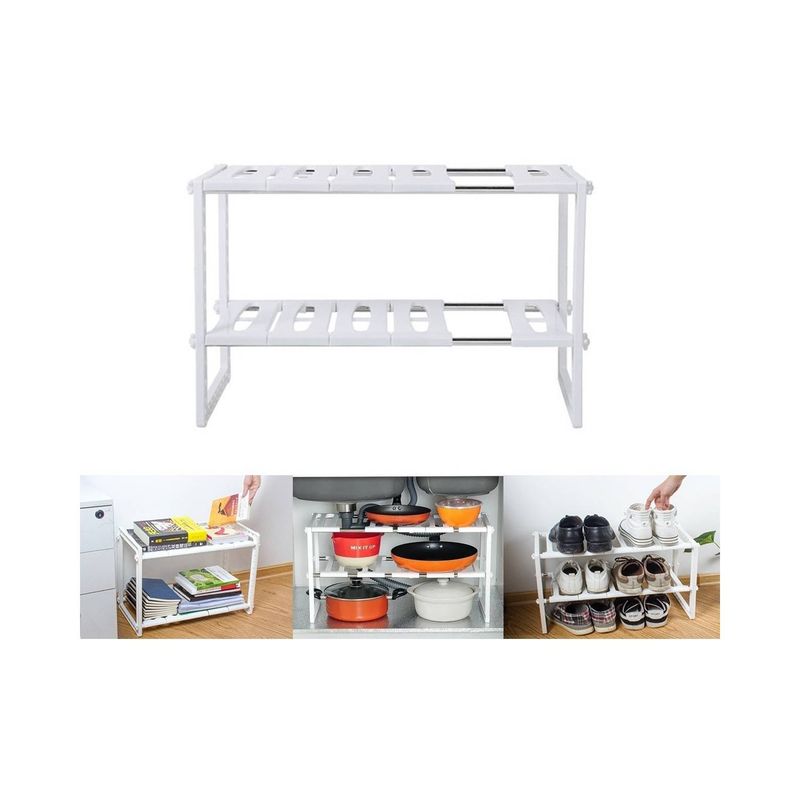 GENERICO - Estante Ajustable Organizador Multiuso Cocina Baño