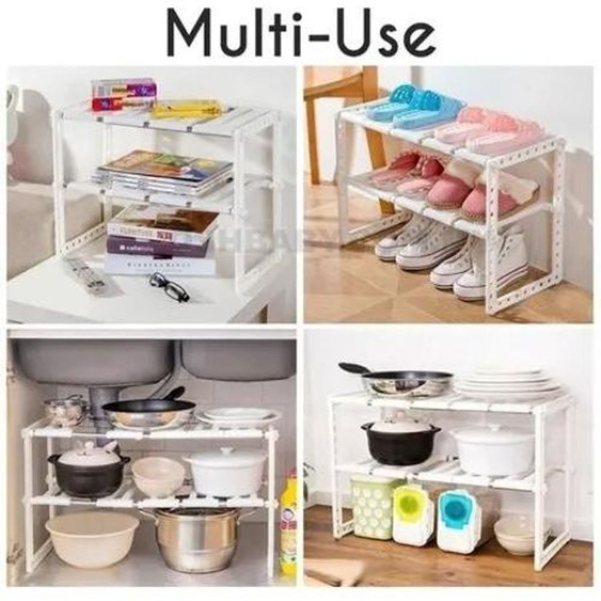 GENERICO - Estante Ajustable Organizador Multiuso Cocina Baño