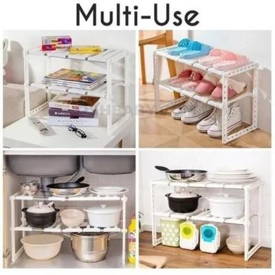 Imagen 2 del producto Estante Ajustable Organizador Multiuso Cocina Baño