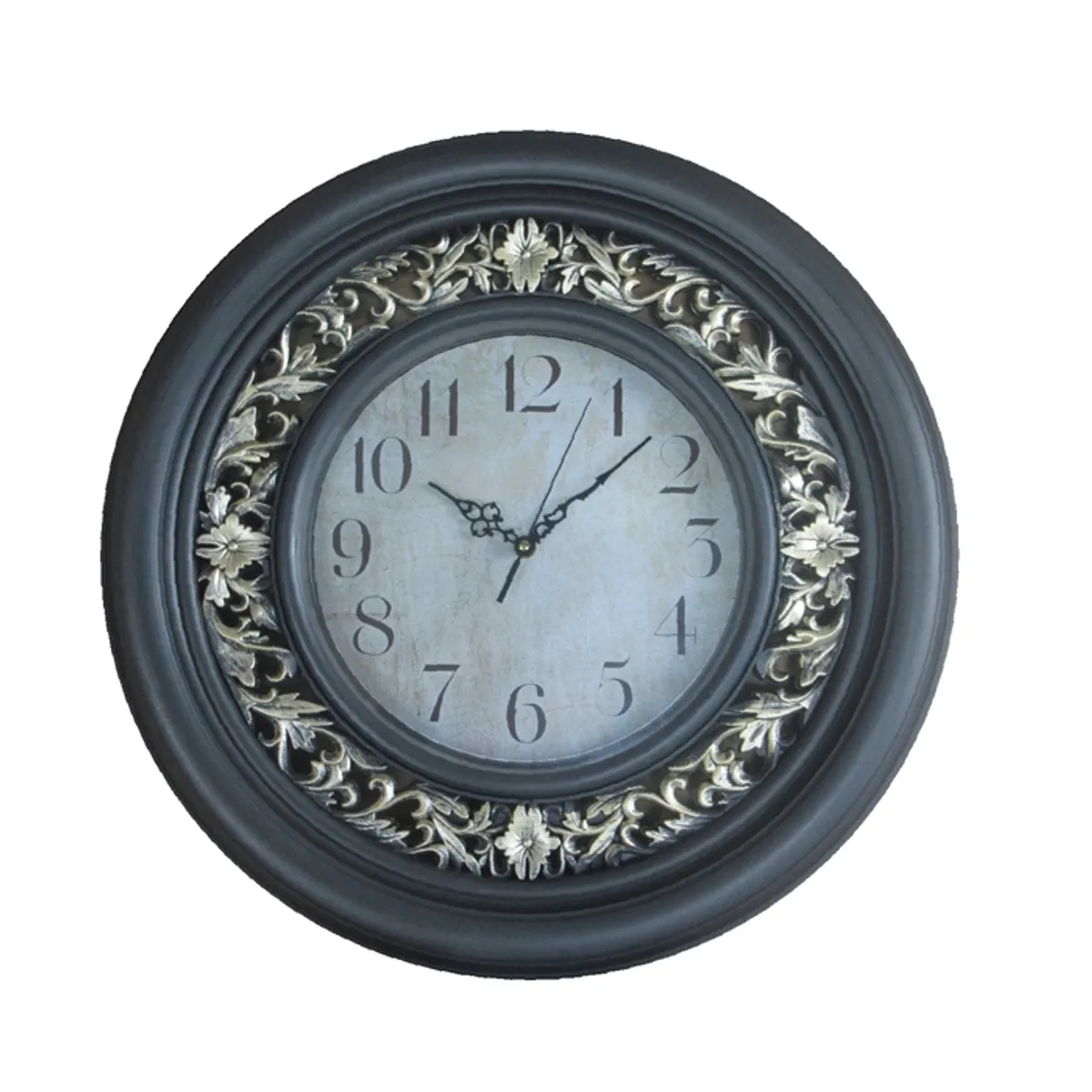 GENERICO - RELOJ PARED CLASSIC  CARVING (50 x 5 x 50 cm)