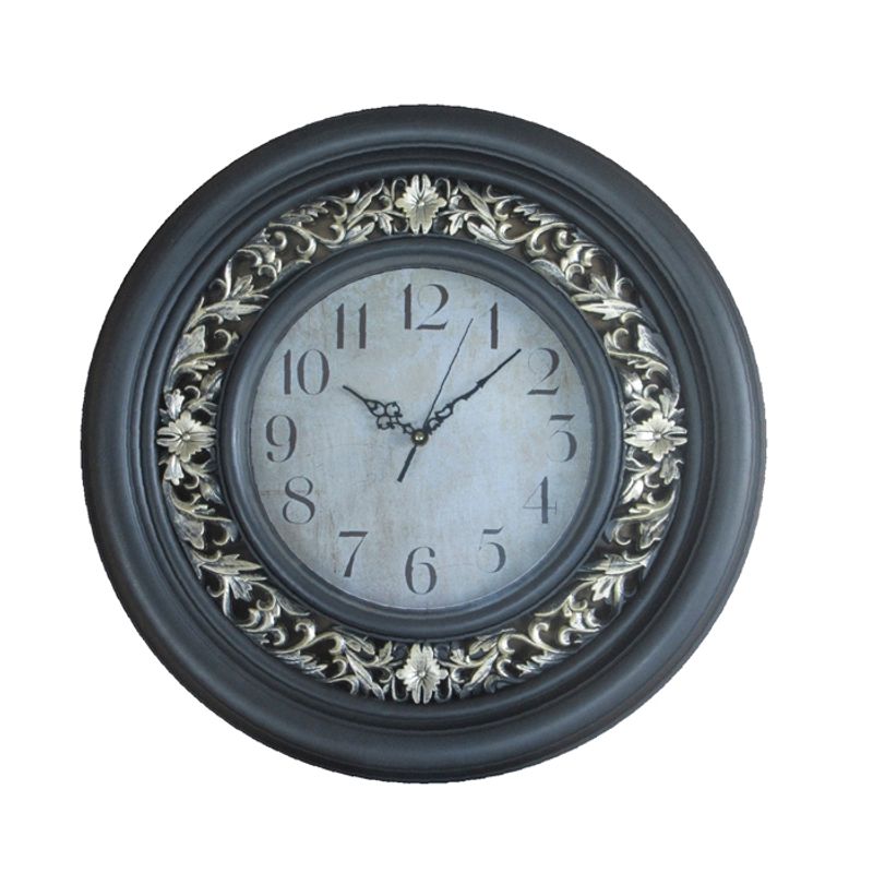 GENERICO - RELOJ PARED CLASSIC  CARVING (50 x 5 x 50 cm)