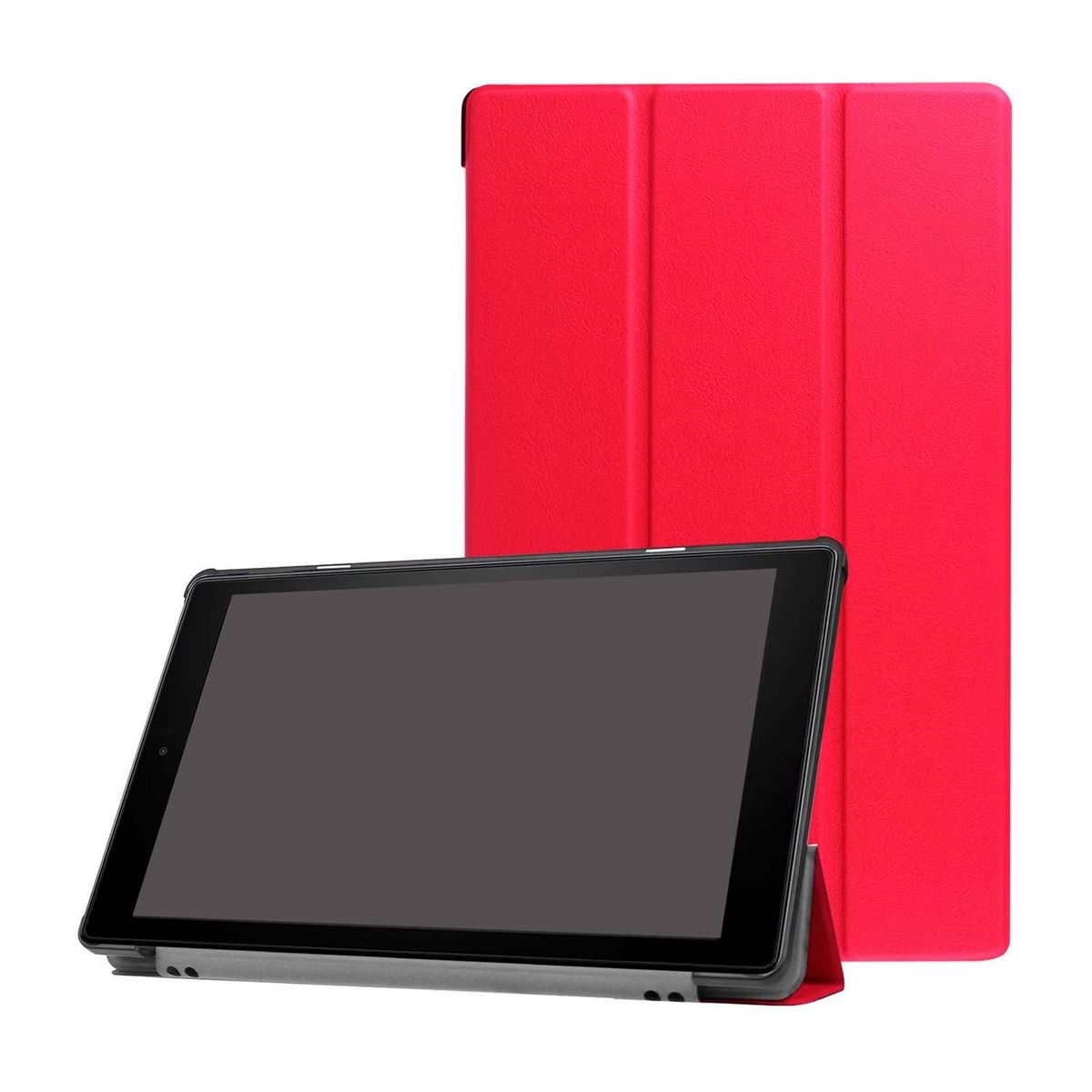 AMAZON - Funda Fibra Fire HD10 (9-10Gen) Color Rojo