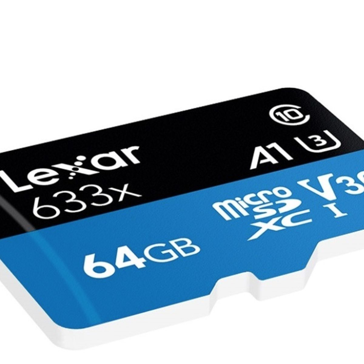 LEXAR - MicroSD LEXAR 64GB high Performance  633x Class 10 U3 A1