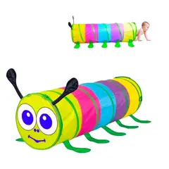 GENERICO - Carpa en forma de Túnel de Oruga-Multicolor MAS186