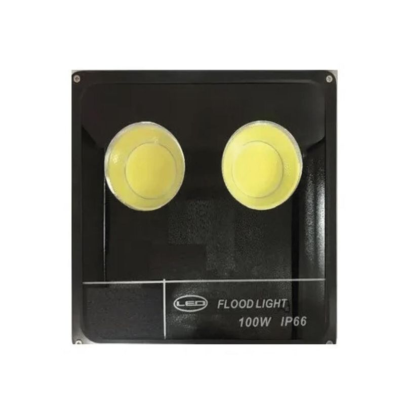 GENERICO - Foco Reflector Led Plano 100w Protección Ip66
